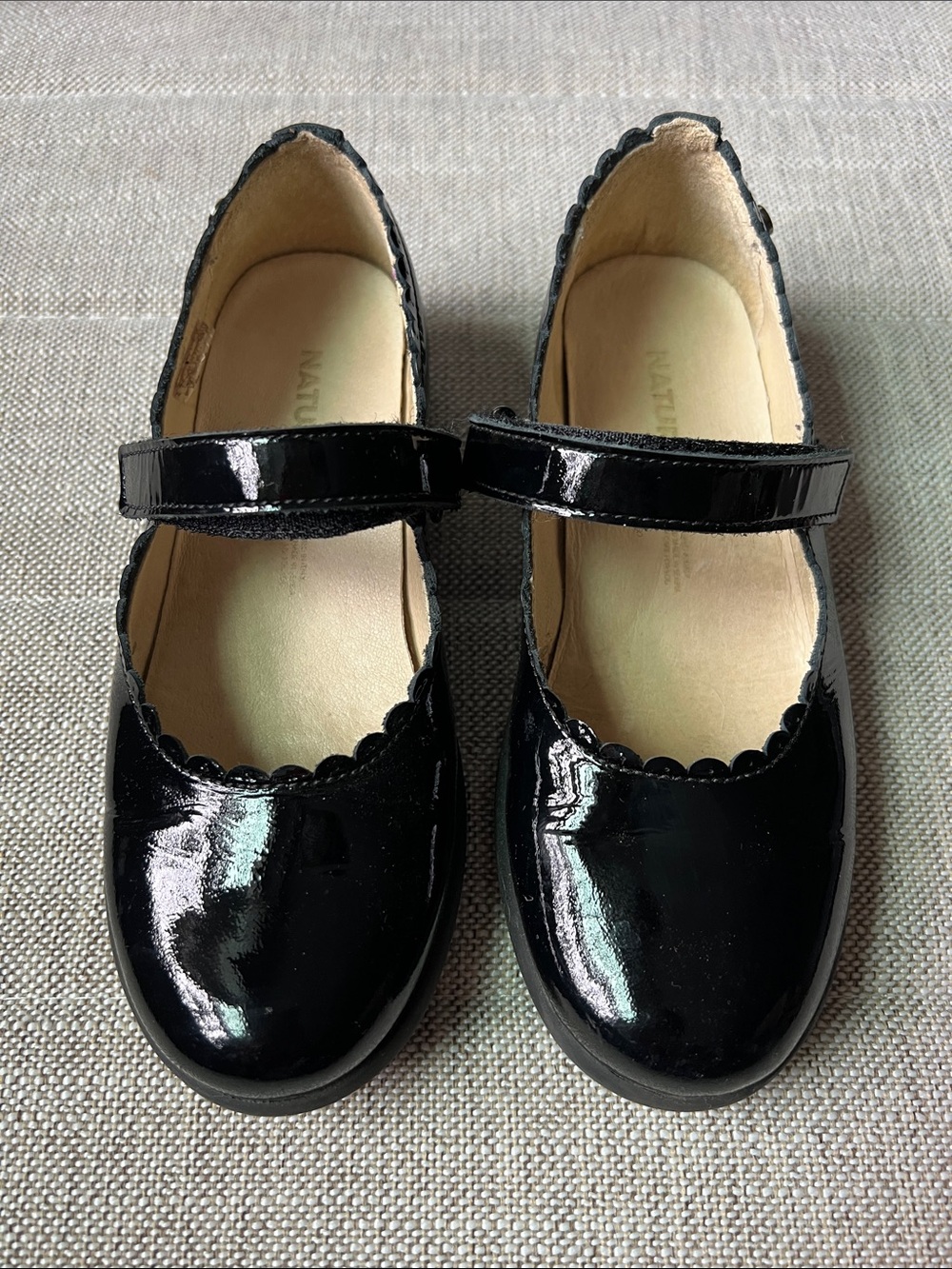 Naturino Girls' Black Patent Mary Jane Shoes